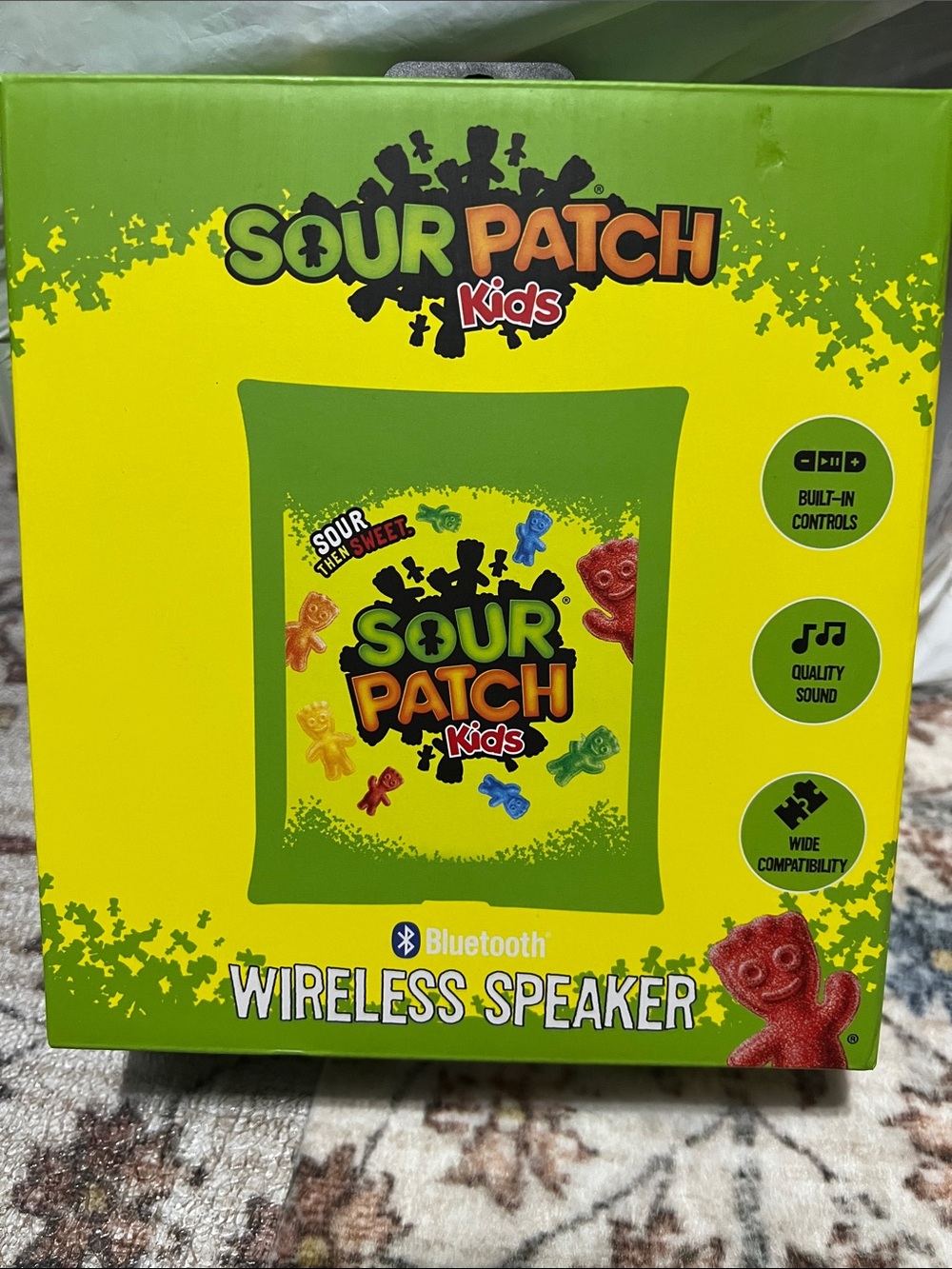Sour Patch Kids Bluetooth Wireless Speaker - Green